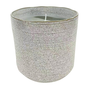 Speckle Citro Candle - White