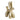 Metal 9" Ballon Dog Deco - Gold