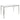 Fuji - Dining Table - Stainless Steel With Clear Glass Top