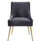 Beatrix - Pleated Velvet Side Chair