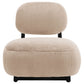 Duffie - Upholstered Armless Accent Chair - Camel