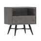 Makena - 1 Drawer Night Stand - Gray Acacia