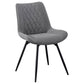 Diggs - Upholstered Swivel Dining Side Chair (Set of 2) - Gray