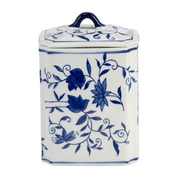 Box Jar With Lid - Blue