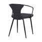 Francis - Contemporary Dining Chair - Black Powder