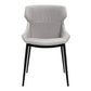 Kenna - Modern Dining Chair (Set of 2) - Matte Black / Gray