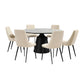 Knox Genesis - Dining Set Stone Top And Chairs