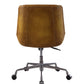 Ambler - Executive Office Chair - Saddle Brown Top Grain Leather