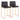 Fuji - High Back Counter Stool Set