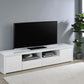 Jude - 2 Door Engineered Wood TV Stand - High Gloss White