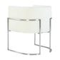 Giselle - Velvet Dining Chair Silver Leg