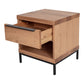 Montego - One Drawer Nightstand - Natural