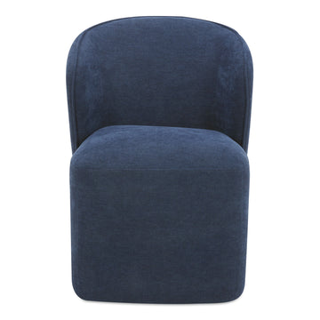 Larson - Rolling Dining Chair Performance Fabric - Helio Midnight