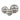 4" / 5" / 6" Ceramic Spotted Orbs (Set of 3) - Black / White