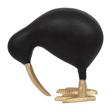 Metal Kiwi Mom 9" - Black / Gold