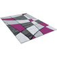 Niksar - Area Rug - Gray / Purple