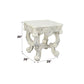 Adara - End Table - Antique White Finish