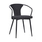 Francis - Contemporary Dining Chair - Black Powder