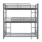 Maynard - Metal Twin Triple Bunk Bed - Gunmetal