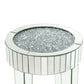 Ornat - End Table - Mirrored & Faux Diamonds - 24"