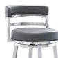 Madrid - Swivel Stainless Steel Bar Stool