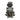 14" Frogs Piggy Back Ride Solar Eyes - Gray