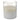 6" Jasmine Frosted Glass Candle - Clear / Frost