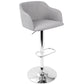 Daniella - Adjustable Barstool With Swivel - Light Gray