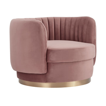 Davy - Velvet Swivel Accent Chair