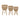 11" / 13" / 15" Bamboo Planters (Set of 3) - Natural
