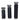 8" / 10" / 12" Elliot Candle Holders (Set of 3) - Black