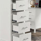 Cassidy - Twin Loft Bed With Drawers - White