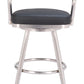 Vagur - Swivel Barstool - Black