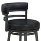 Madrid - Counter Height Swivel Bar Stool - Mineral