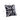 Union Jack pillow with dimensions on a white background