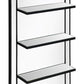 Oriel - Rectangular 3-Shelf Wall Mirror - Silver