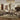 Latisha - Sofa With 8 Pillows (Same Lv01576) - Tan, Pattern Fabric & Antique Oak