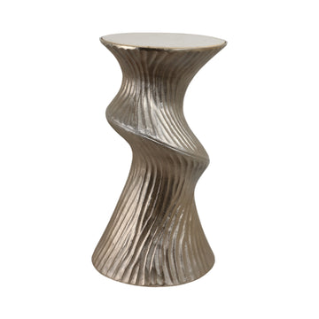Hilo Large Marble Top Table - Gold