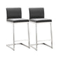 Parma - Stainless Steel Counter Stool (Set of 2)