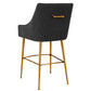 Beatrix - Pleated Velvet Stool