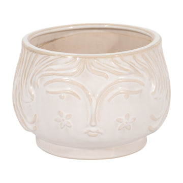 Grandma Planter 7" - White