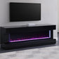 Vallerie - TV Stand With Visual Flame Box