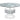 Noralie - 30" Dining Table - Clear Glass, Mirrored & Faux Diamonds