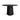 Mono - Dining Table - Black - Cement