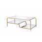 Astrid - Coffee Table - Gold & Mirror