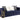 Virrux - Loveseat With 4 Pillows - Blue Velvet & Gold