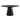 Froja - Round Dining Table - Black
