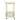 Metal Round 2-Layered Bar Cart 32" - Gold