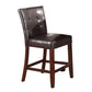 Britney - Counter Height Chair (Set of 2) - Dark Brown - 20"