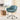 Giolla - Office Chair - Vintage Turquoise PU & Chrome